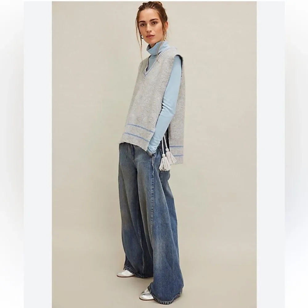 Free People All Star Stripe Poncho
